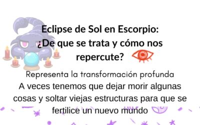 Eclipse de Sol en Escorpio