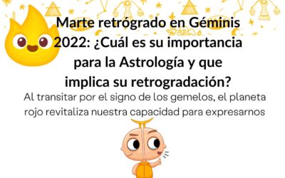 Marte retrógrado en Géminis 2022