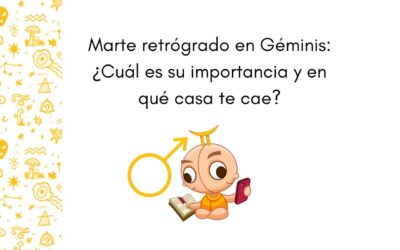 Marte retrógrado en Géminis