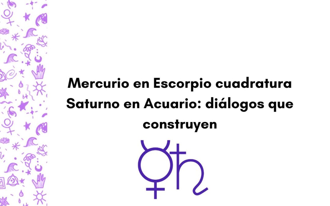 Tránsito Mercurio en Escorpio 2022