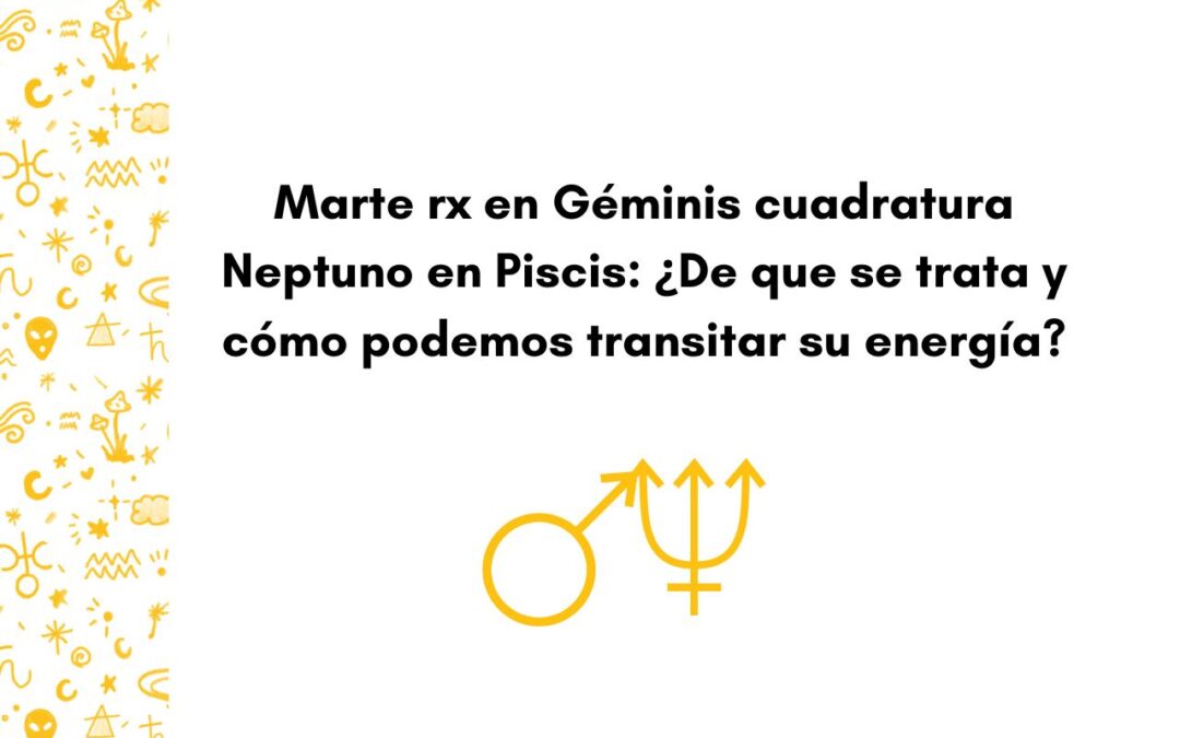Tránsito de Marte rx en Géminis