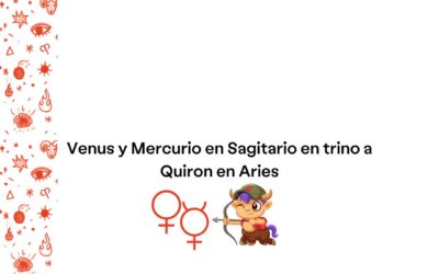 Tránsito de Venus y Mercurio en Sagitario