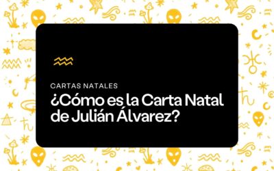 ¿Cómo es la Carta Natal de Julián Álvarez?