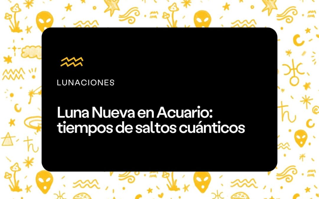 Luna Nueva en Acuario 2023