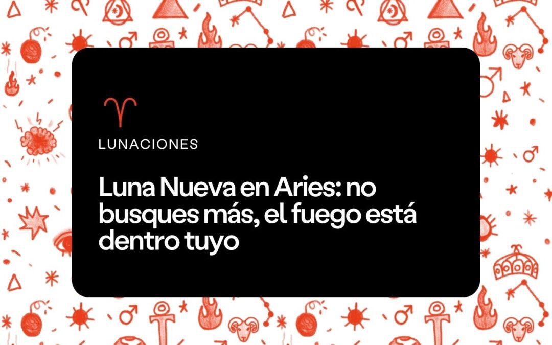 Luna Nueva en Aries