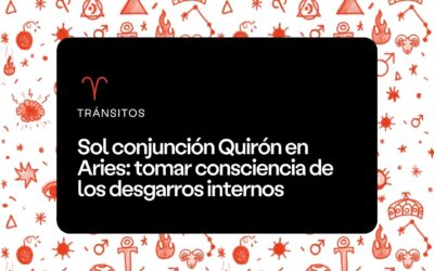 Sol conjunción Quirón en Aries
