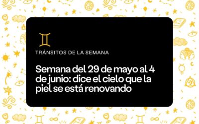 Semana del 29 de mayo al 4 de junio