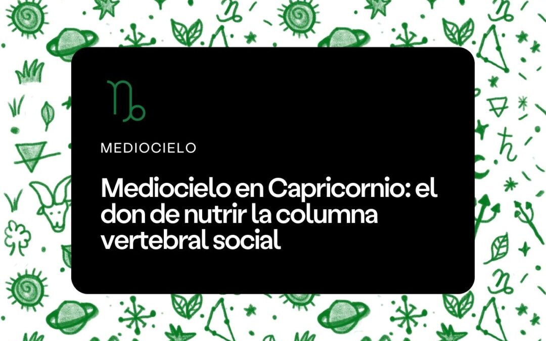 Mediocielo en Capricornio