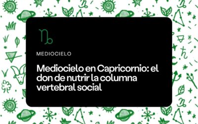 Mediocielo en Capricornio