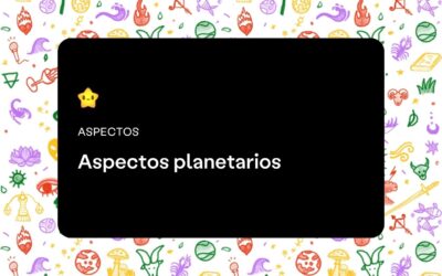 ¿Qué son los aspectos de una carta natal?