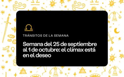 Semana del 25 de septiembre al 1 de octubre