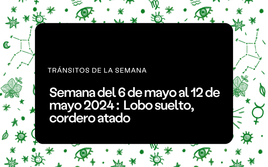 Semana del 6 al 12 de mayo 2024