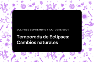 Venus en Escorpio y eclipses octubre