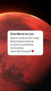 Marte en Leo - semana astrológica del 4 al 10 de noviembre