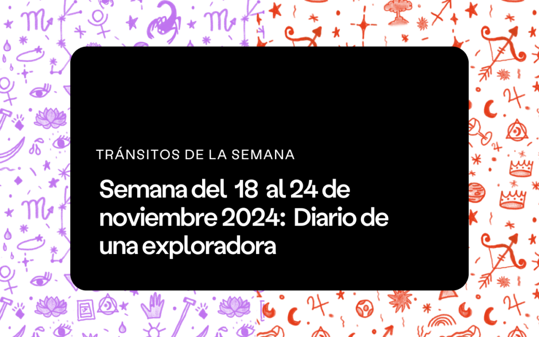 Semana del 18 al 24 de noviembre 2024