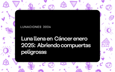 Luna llena en Cáncer enero 2025