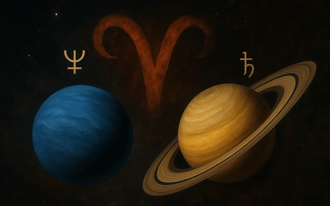 Saturno y Neptuno en Aries. Ciclos astrológicos. Planetas