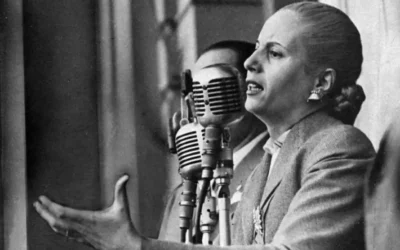 La carta natal de Eva Perón