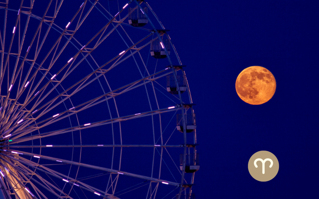 Luna llena en Aries octubre 2025