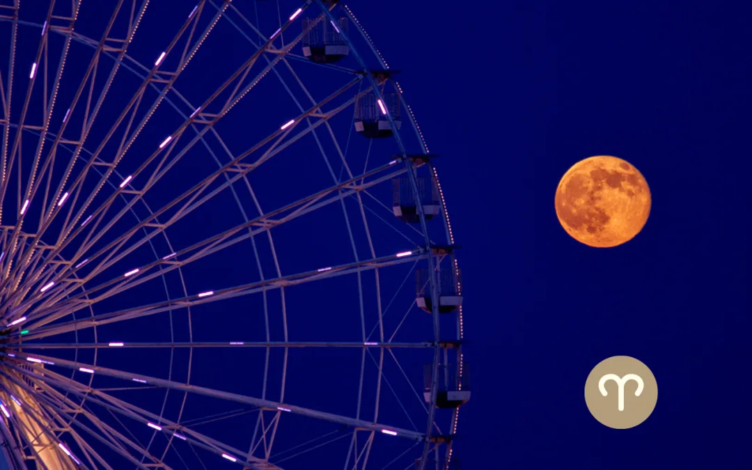 Luna llena en aries 2025 astrologia superluna octubre 2025