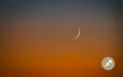 Luna nueva en Sagitario diciembre 2025