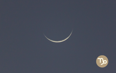 Luna nueva en Capricornio enero 2026